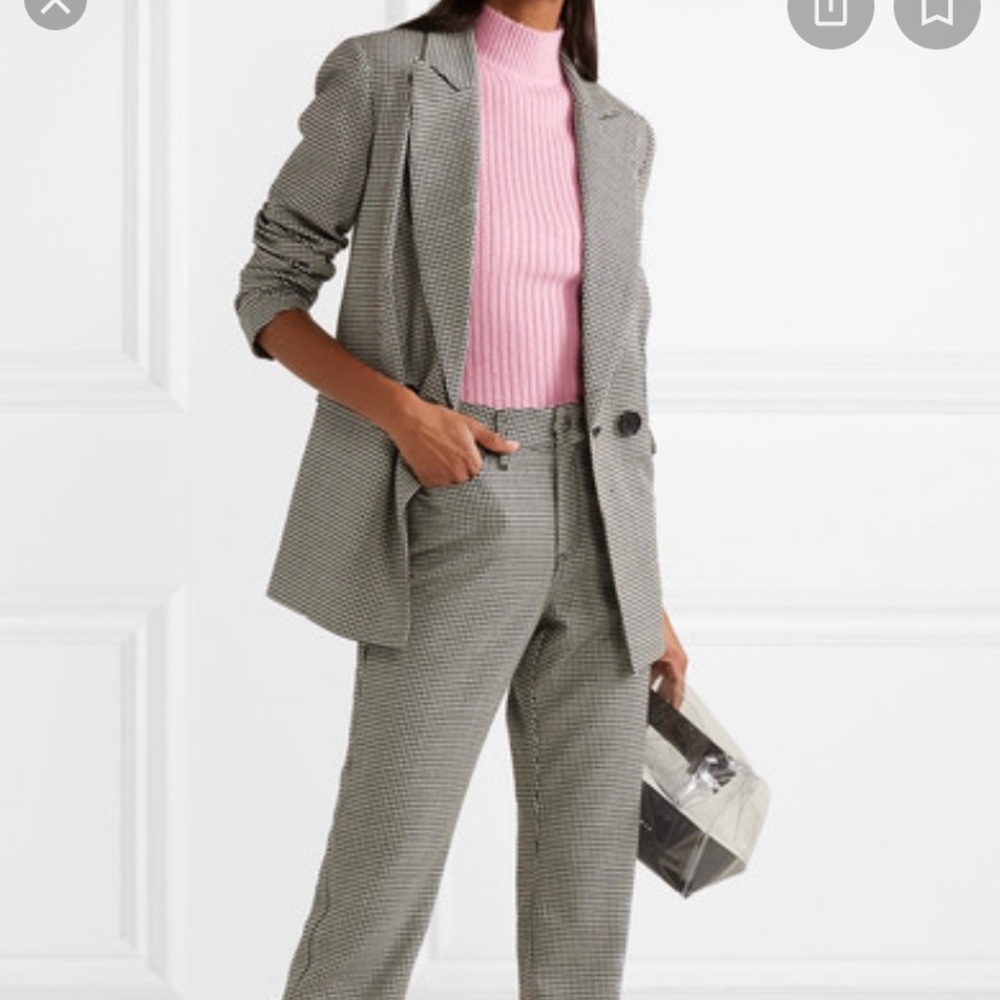 NWT SIMON MILLER Galen Houndstooth Wool Jacket - Picture 2 of 7